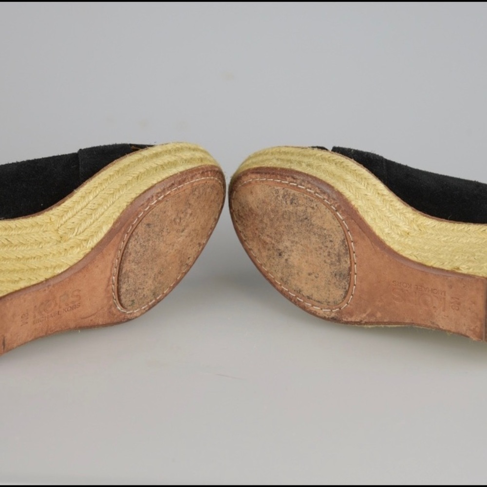 Michael Kors Black Espadrille Peep-toe wedge - Picture 4 of 4